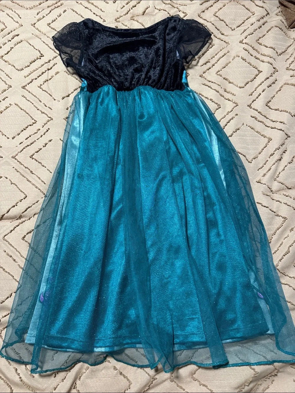 Disney Teal and Purple Anna nightgown